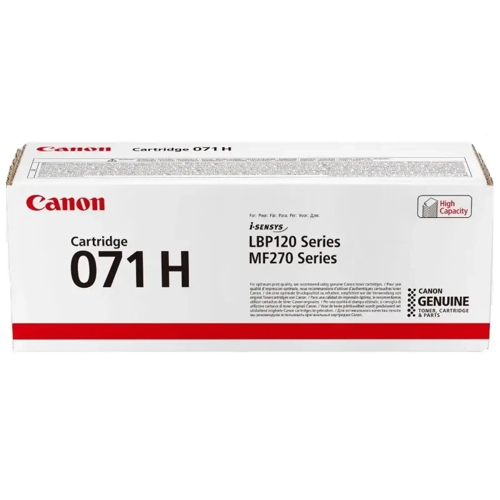 Картридж Canon 071H MF272/MF275/LBP122 Black (5646C002) UA