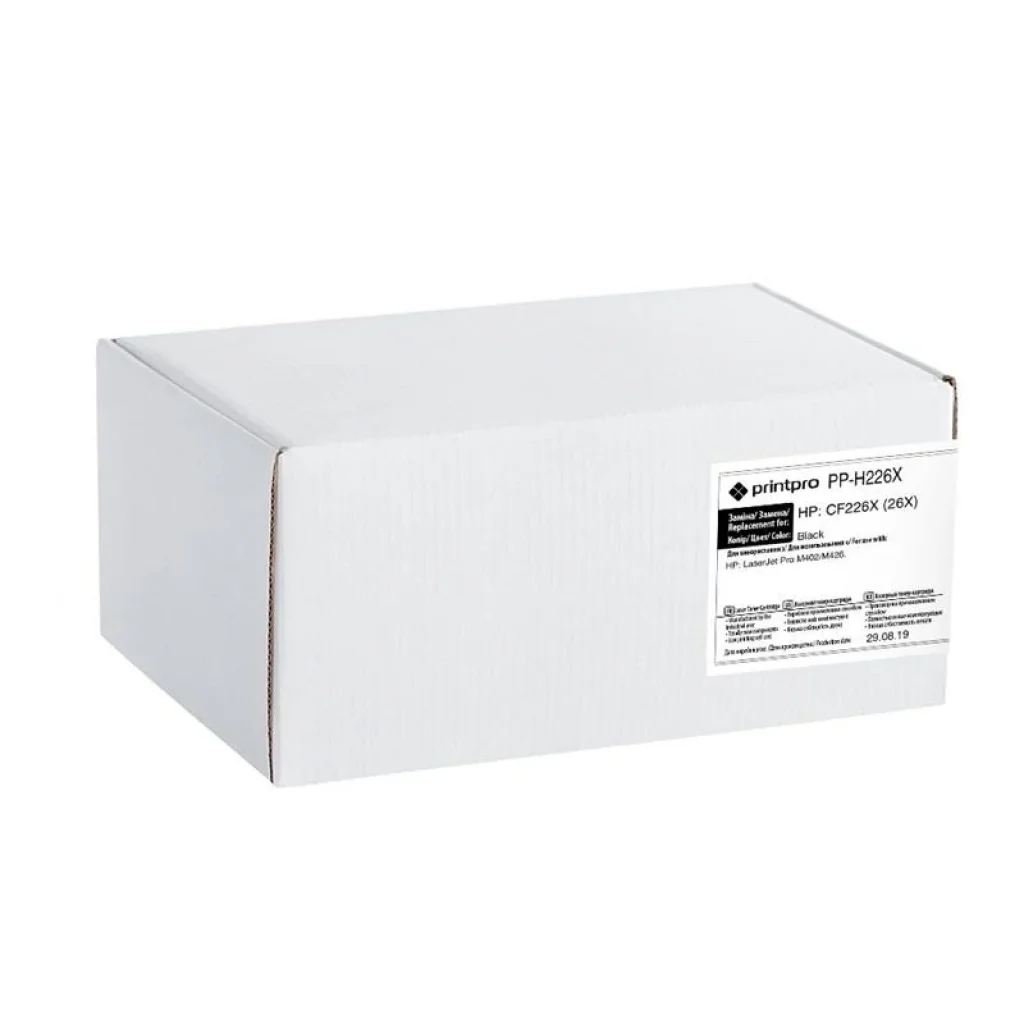 Картридж PrintPro (PP-H226X) HP LJ Pro M402/M42 Black (CF226X) UA