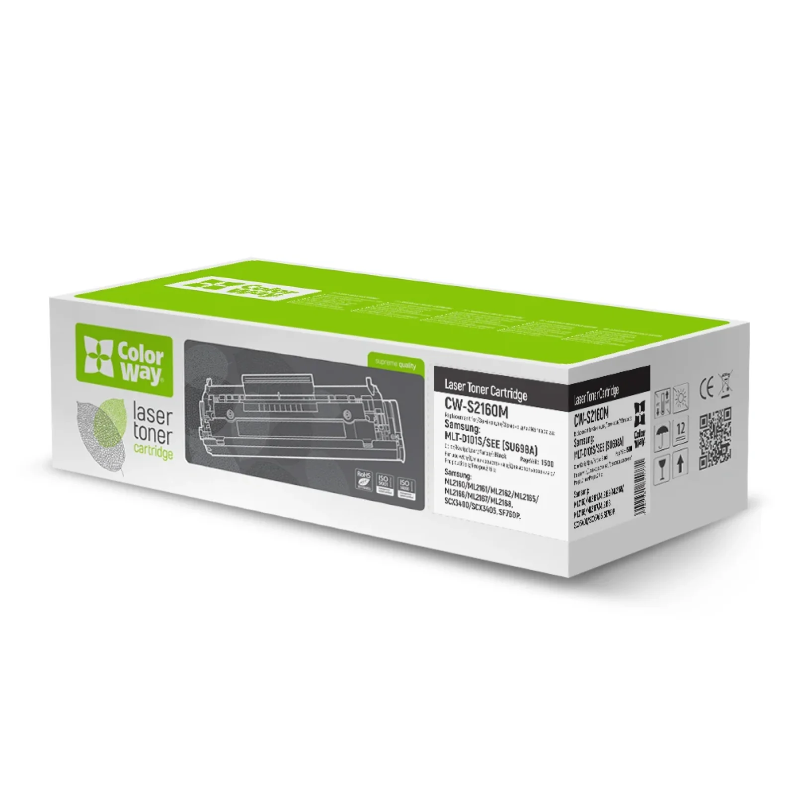 Картридж CW (CW-S2160M) Samsung ML-2160/2165W/SCX-3400 (MLT-D101S) UA