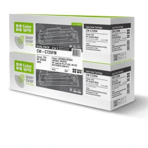 Картридж CW (CW-C725FM) Canon LBP-6000/6020/MF3010 Black (CE285A/Canon 725) Dual Pack UA