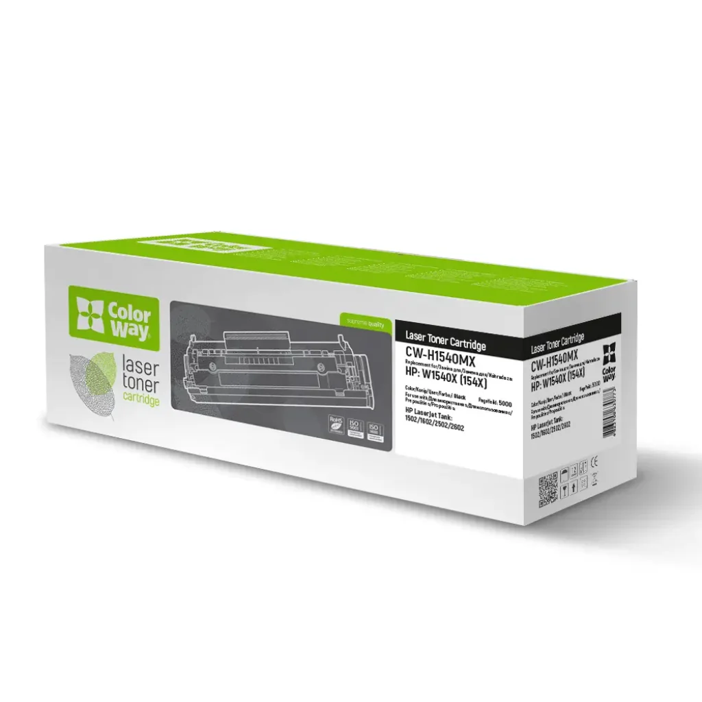 Картридж ColorWay HP (W1540X) LJ Tank 1502/1602/2603 Black (CW-H1540MX) UA