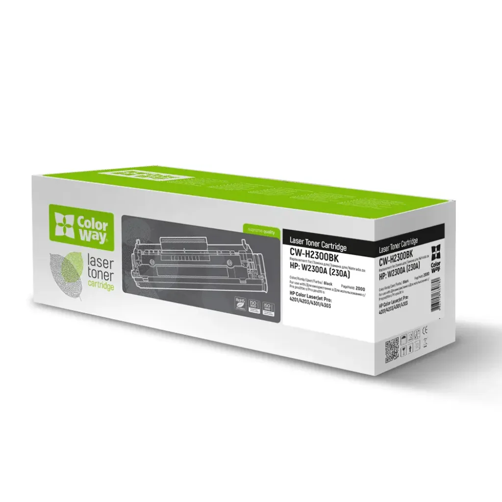 Картридж ColorWay HP (W2300A) CLJ Pro 4203/4303 Black (CW-H2300BK) UA