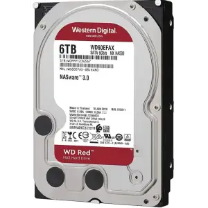 Жорсткий диск HDD SATA 6.0TB WD Red NAS 5400rpm 256MB (WD60EFAX) UA
