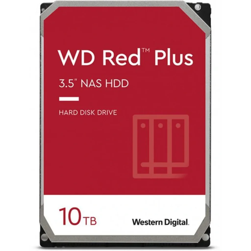 Накопичувач HDD SATA 10.0TB WD Red Plus 7200rpm 256MB (WD101EFBX) UA