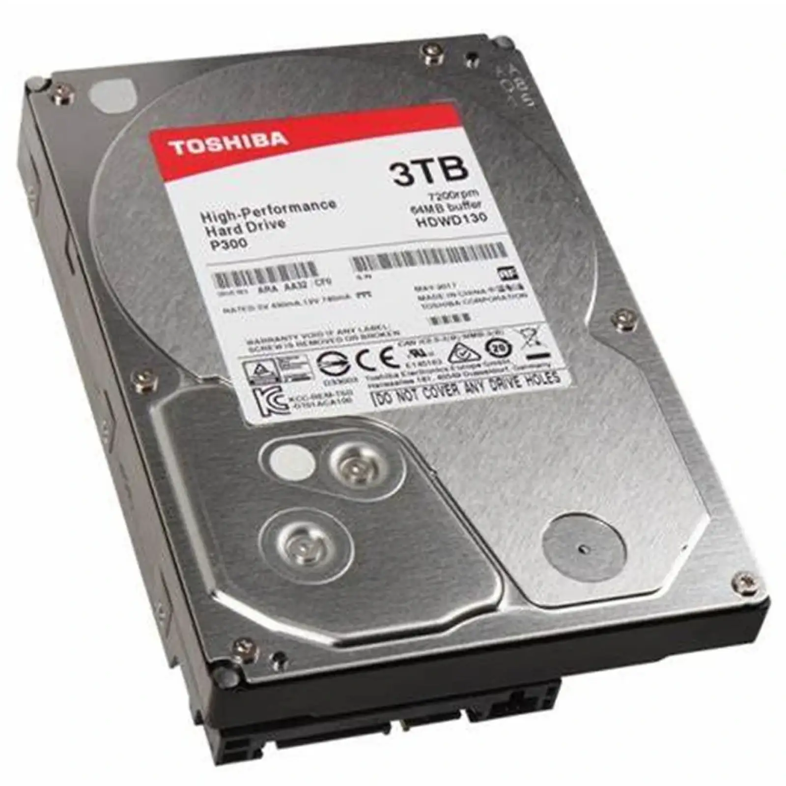 Жорсткий диск HDD SATA 3.0TB Toshiba P300 7200rpm 64MB (HDWD130UZSVA) UA