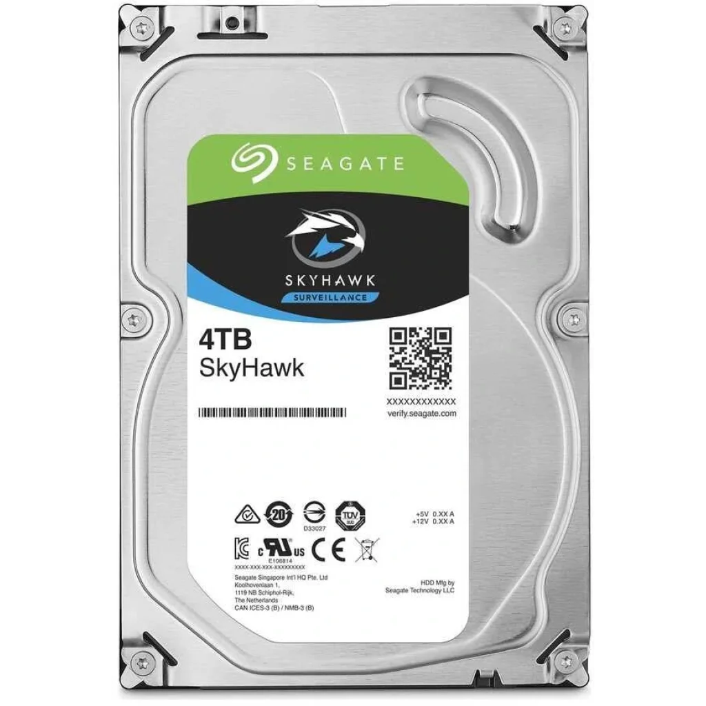 Накопитель HDD SATA 4.0TB Seagate SkyHawk 256MB (ST4000VX016) UA