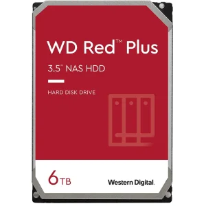Накопичувач HDD SATA 6.0TB WD Red Plus 5400rpm 256MB (WD60EFPX) UA