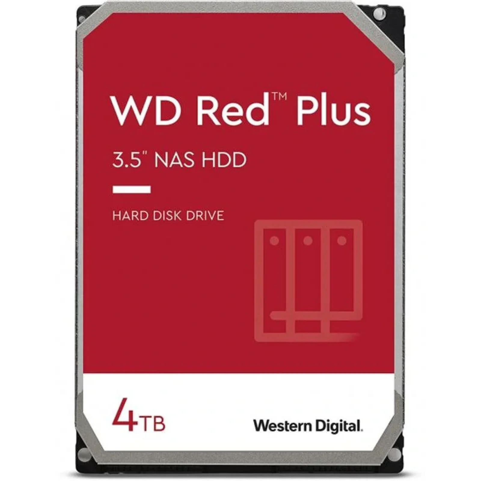 Накопитель HDD SATA 4.0TB WD Red Plus 5400rpm 256MB (WD40EFPX) UA