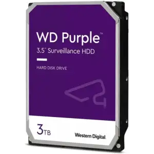 Жесткий диск HDD SATA 3.0TB WD Purple 5400rpm 256MB (WD33PURZ) UA
