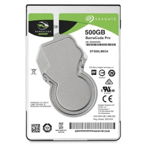 Накопичувач HDD 2.5" SATA 500GB Seagate BarraCuda Pro 7200rpm 128MB (ST500LM034) UA