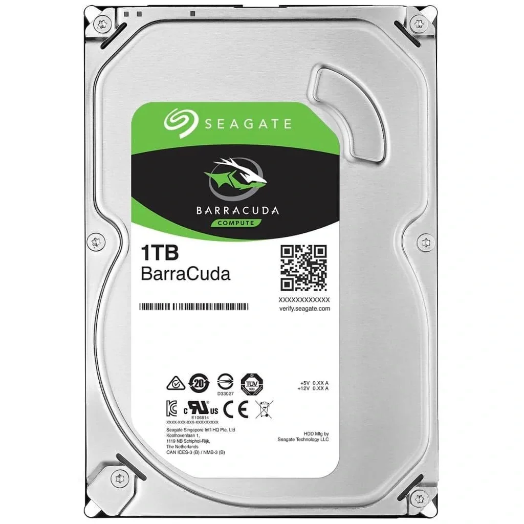 Накопитель HDD SATA 1.0TB Seagate BarraCuda 7200rpm 256MB (ST1000DM014) UA