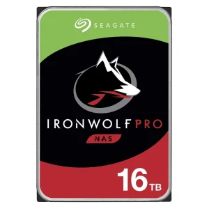 Накопитель HDD SATA 16.0TB Seagate IronWolf Pro 7200rpm 256MB (ST16000NT001) UA