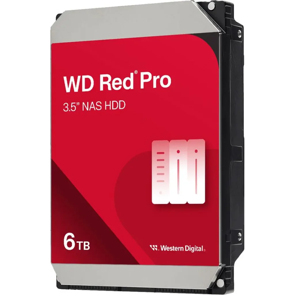 Накопичувач HDD SATA 6.0TB WD Red Pro NAS 7200rpm 256MB (WD6005FFBX) UA