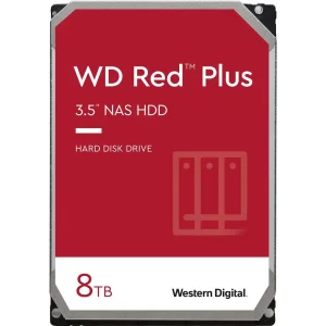 Накопитель HDD SATA 8.0TB WD Red Plus 5640rpm 256MB (WD80EFPX) UA