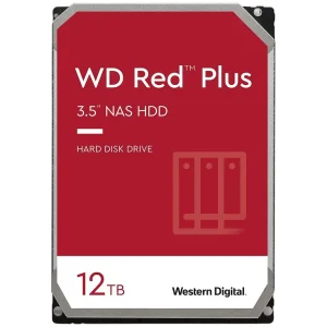 Накопичувач HDD SATA 12.0TB WD Red Plus 7200rpm 512MB (WD120EFGX) UA