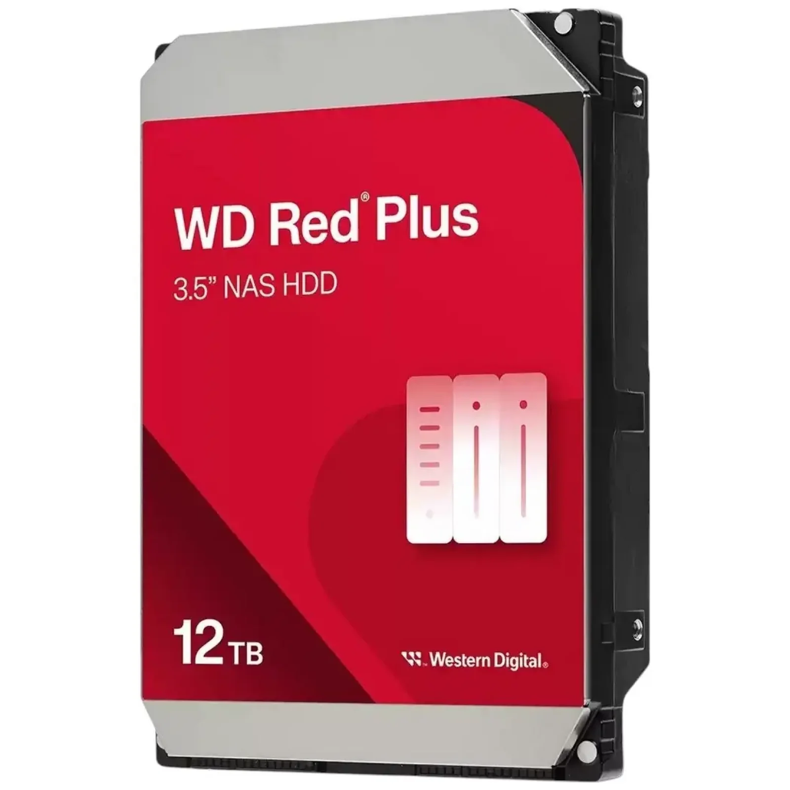 Накопичувач HDD SATA 12.0TB WD Red Plus 7200rpm 512MB (WD120EFGX) UA