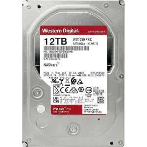 Накопитель HDD SATA 12.0TB WD Red Pro NAS 7200rpm 512MB (WD122KFBX) UA