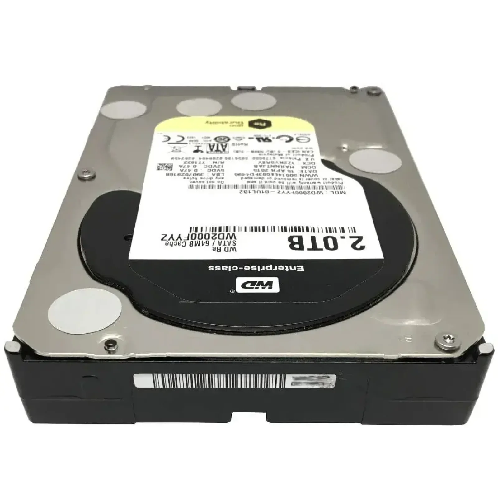 Накопичувач HDD SATA 2.0TB WD RE 7200rpm 64MB (WD2000FYYZ) UA