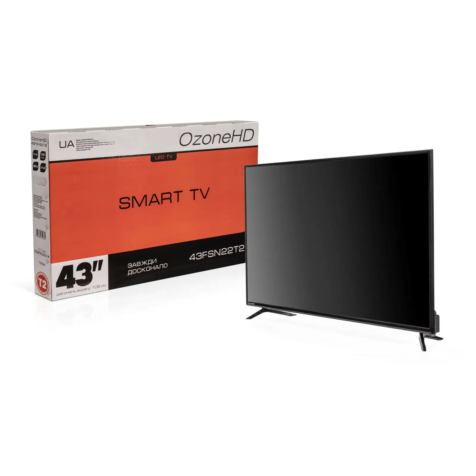 Телевізор OzoneHD 43FSN22T2 UA
