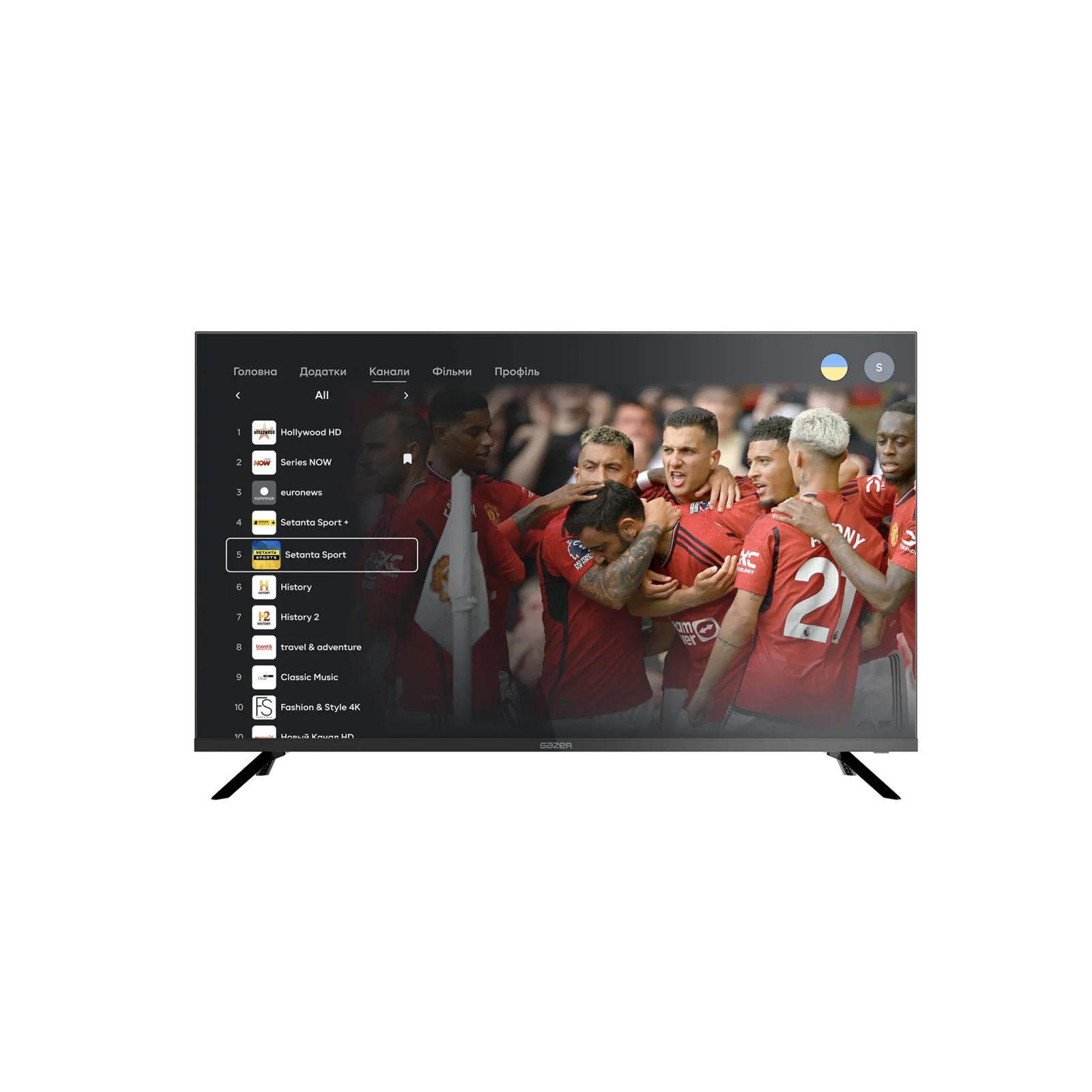 Телевизор Gazer TV43-UN1 UA