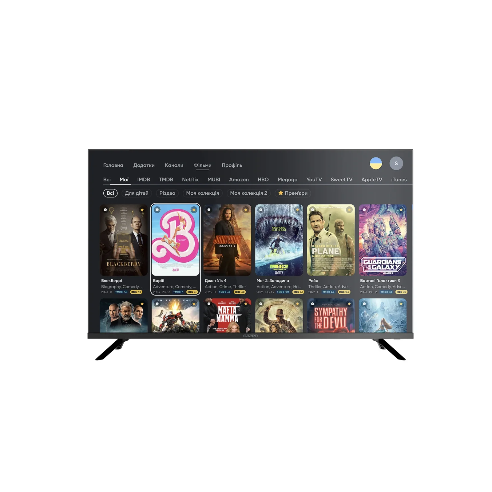 Телевизор Gazer TV43-UN1 UA