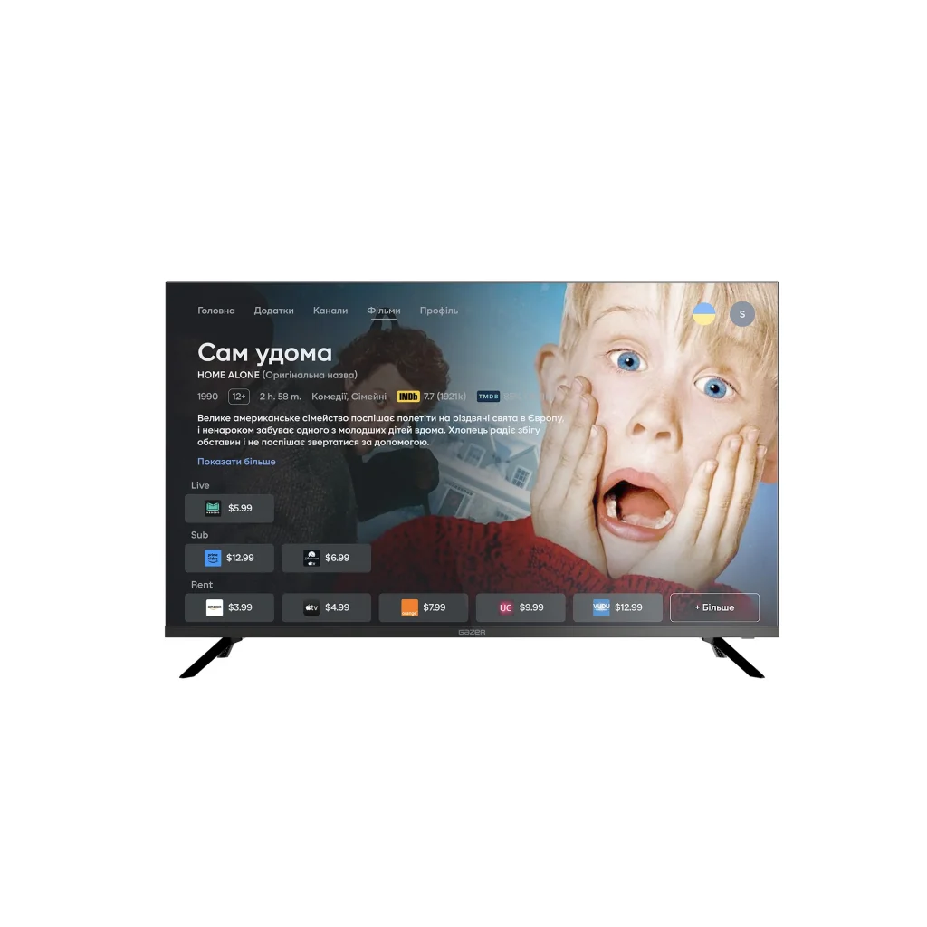 Телевизор Gazer TV43-UN1 UA