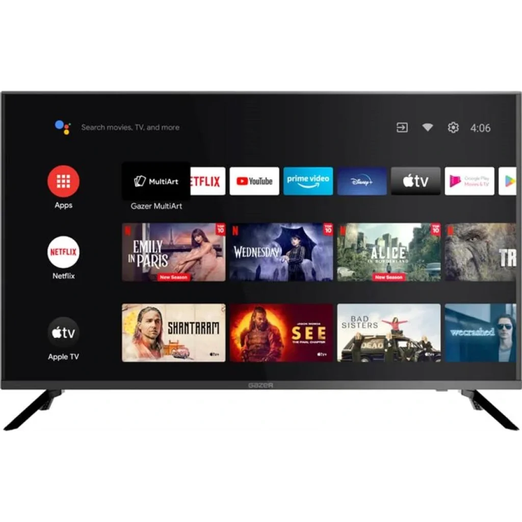 Телевизор Gazer TV43-US3BLEUA UA