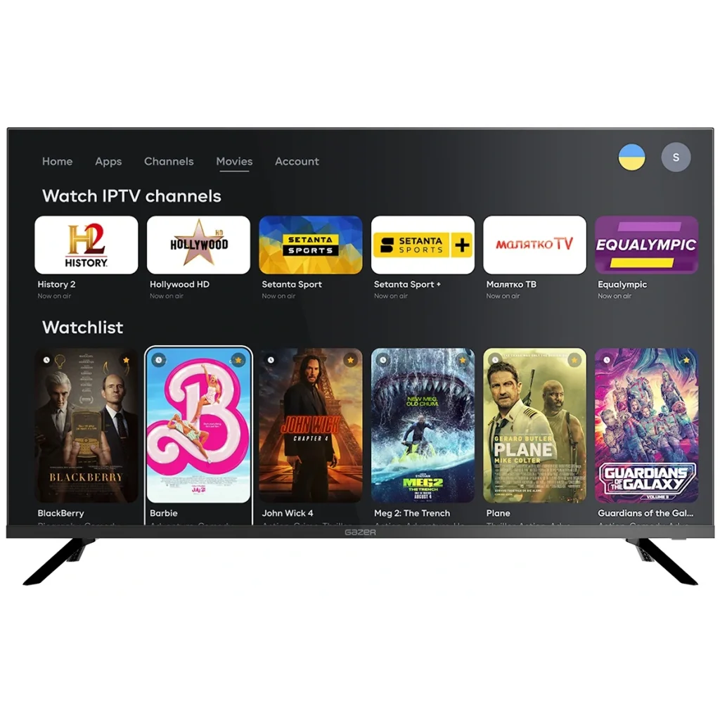 Телевизор Gazer TV43-UN1 UA