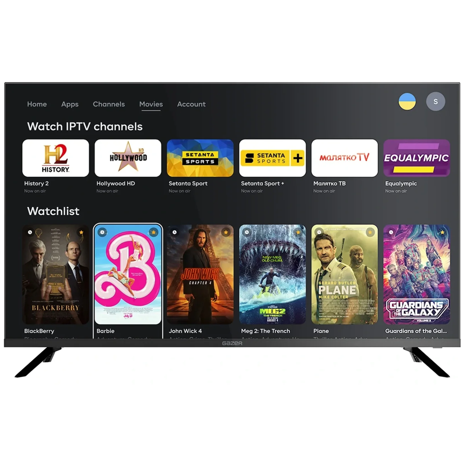 Телевизор Gazer TV43-UN1 UA