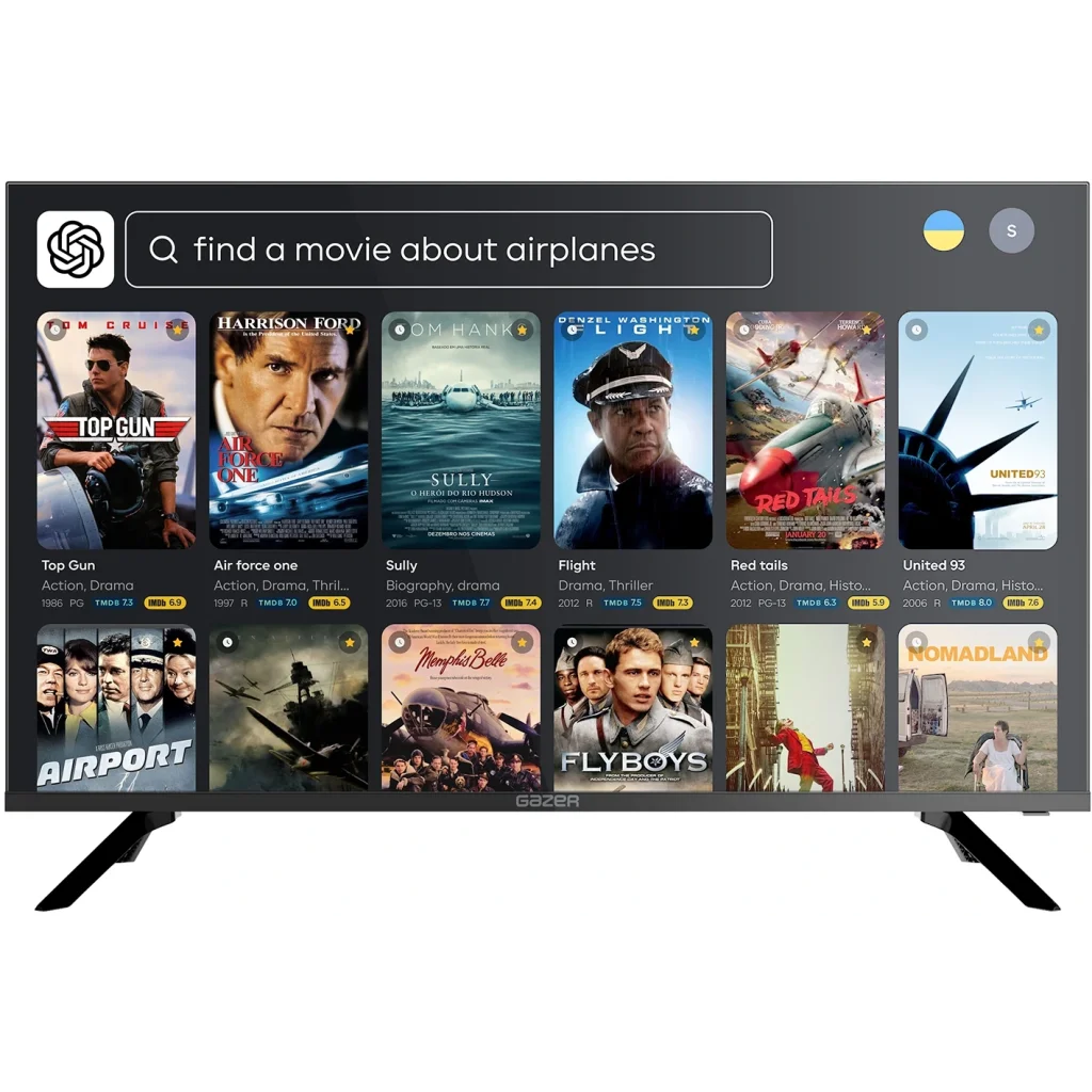 Телевизор Gazer TV43-UN1 UA