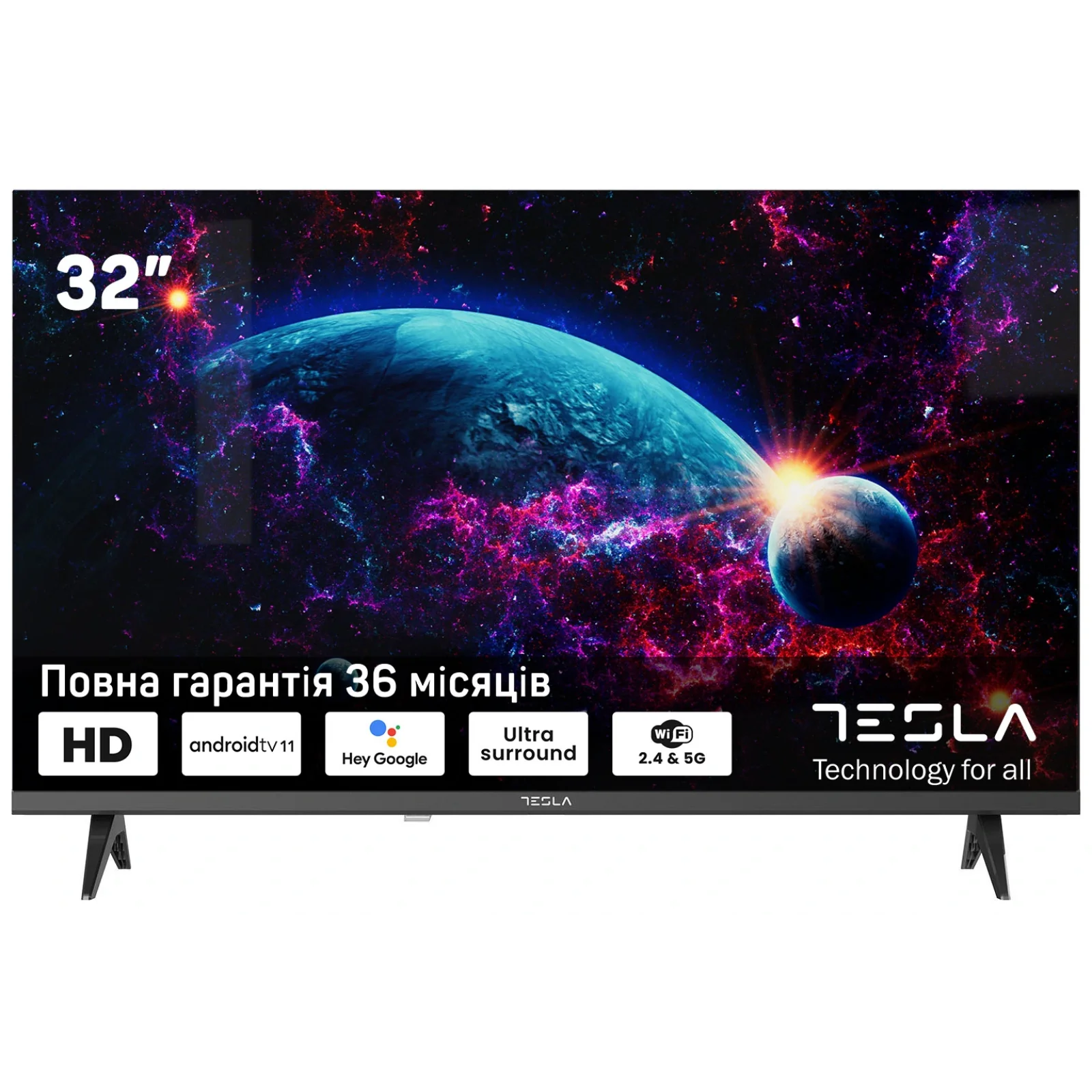 Телевізор Tesla 32E635BHS UA