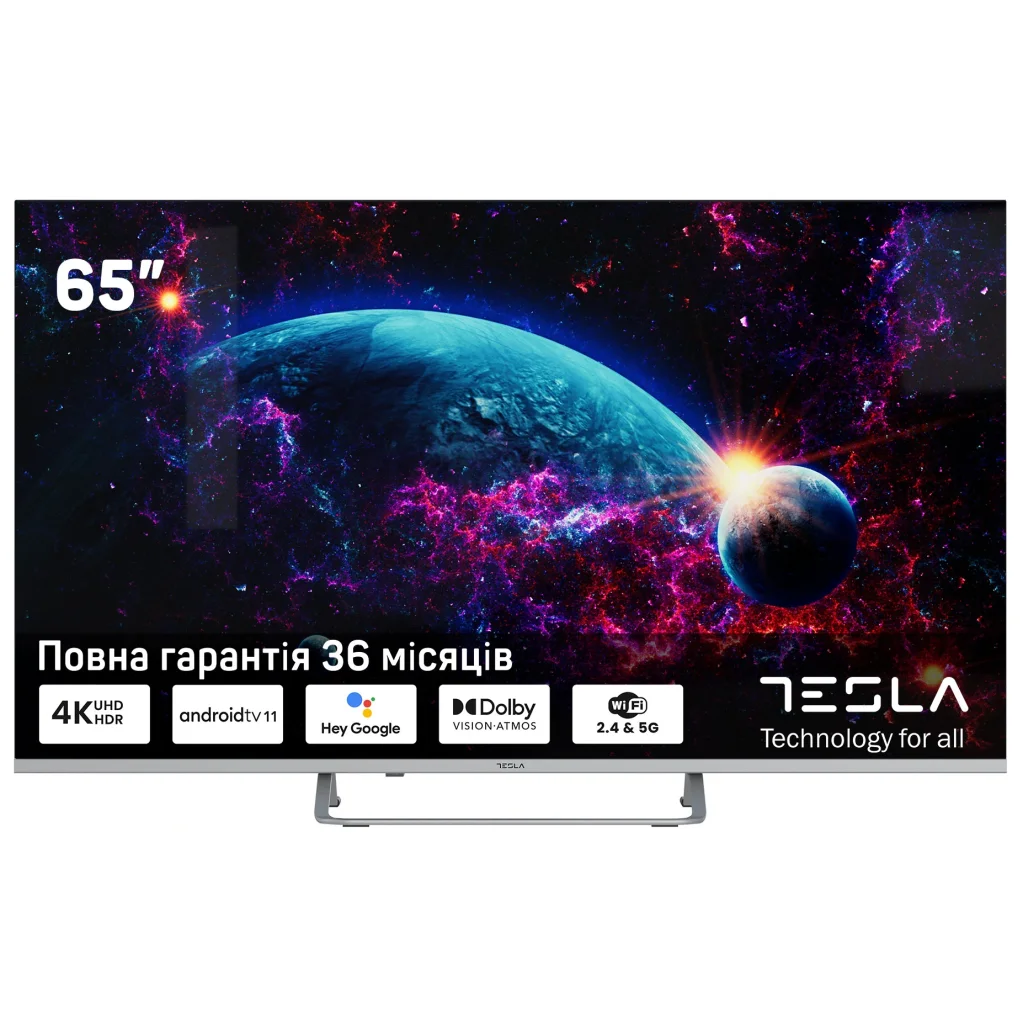 Телевізор Tesla 65E635SUS UA