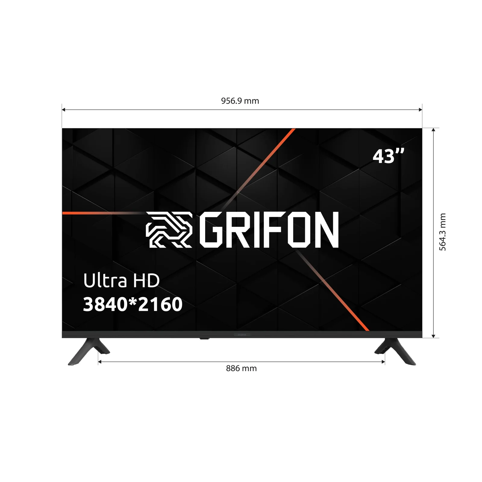 Телевізор Grifon Diva DV43USB UA