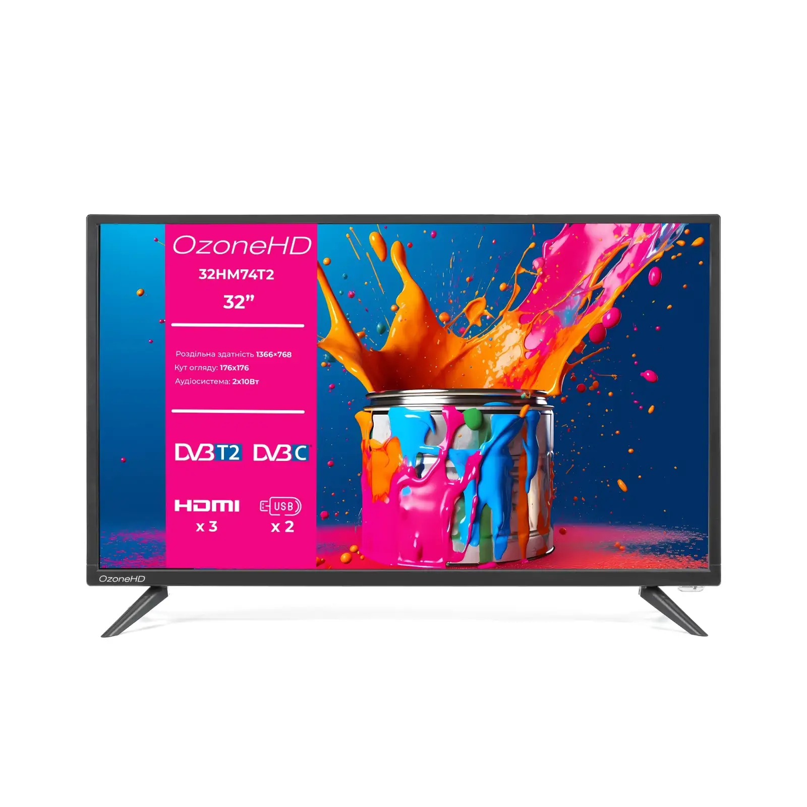 Телевизор OzoneHD 32HM74T2 UA