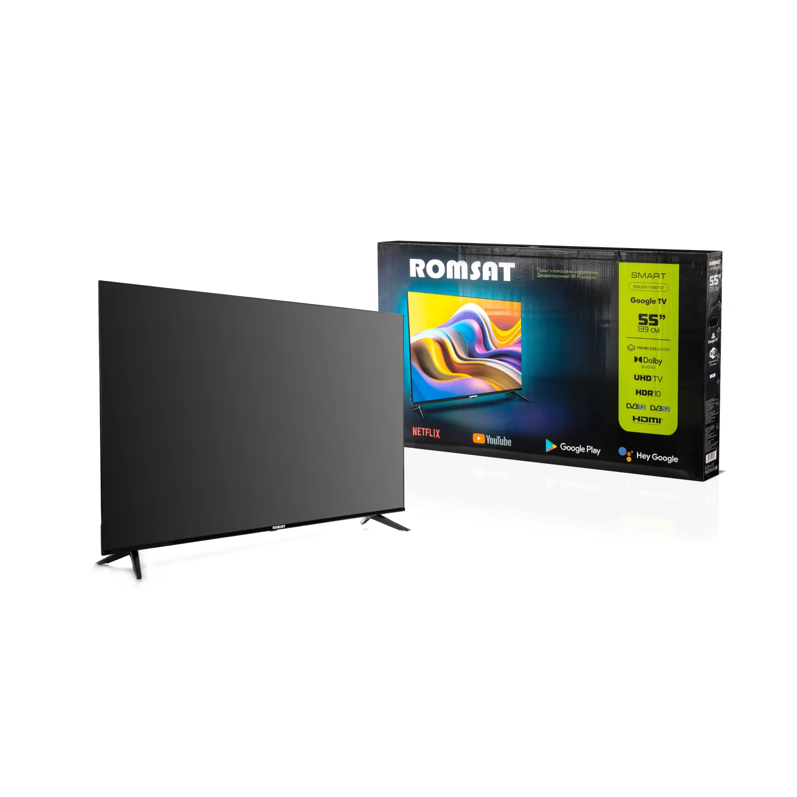 Телевізор Romsat 55UGN18ST2 UA