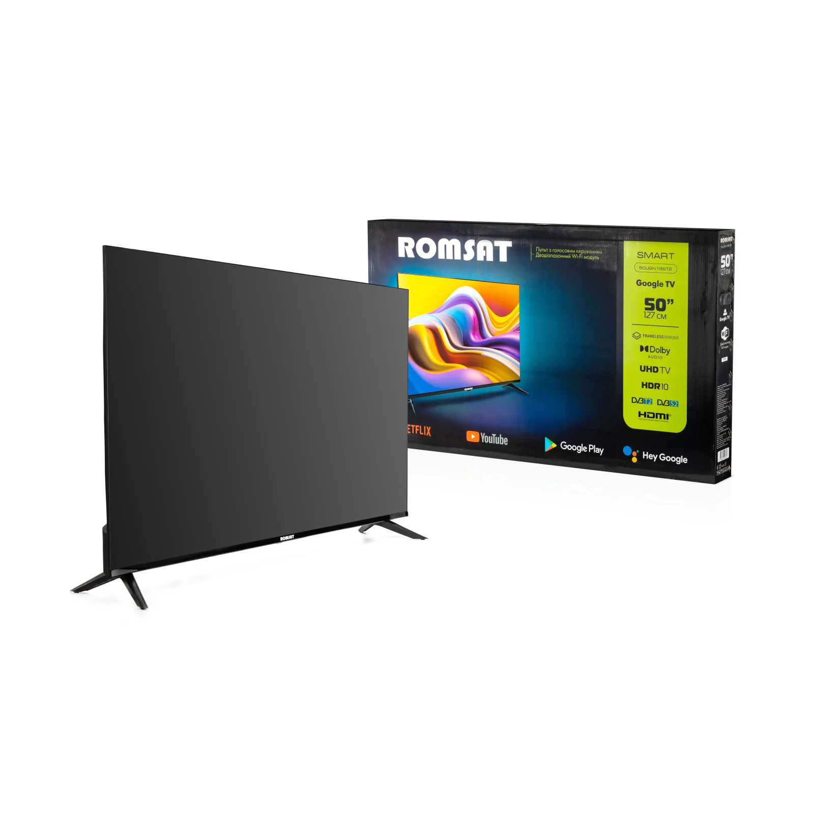 Телевізор Romsat 50UGN18ST2 UA