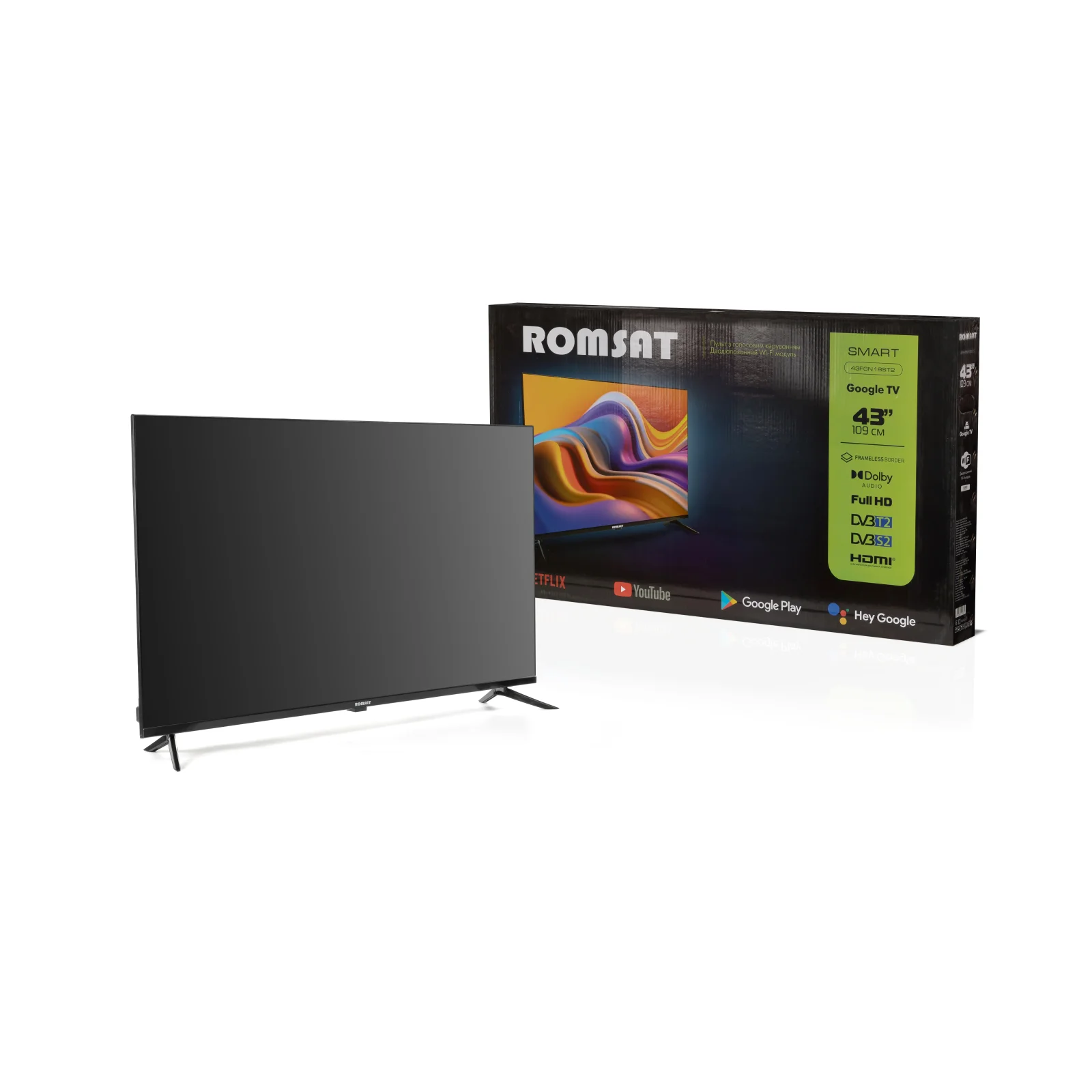Телевізор Romsat 43FGN18ST2 UA