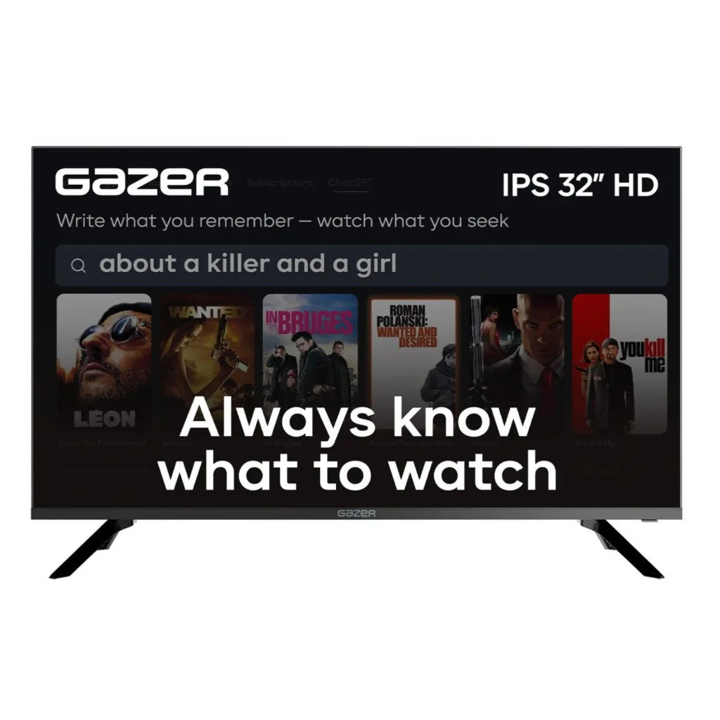 Телевизор Gazer TV32-HN1 UA