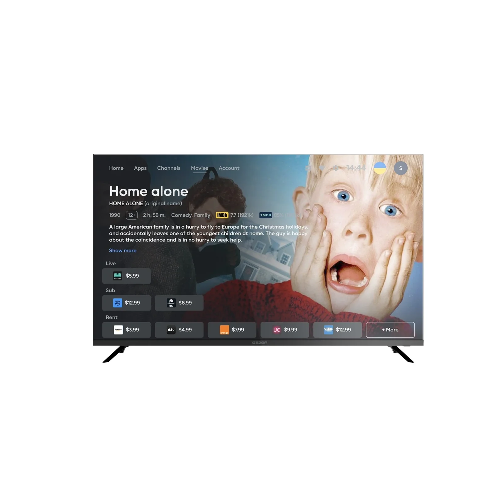 Телевизор Gazer TV55-UN1 UA