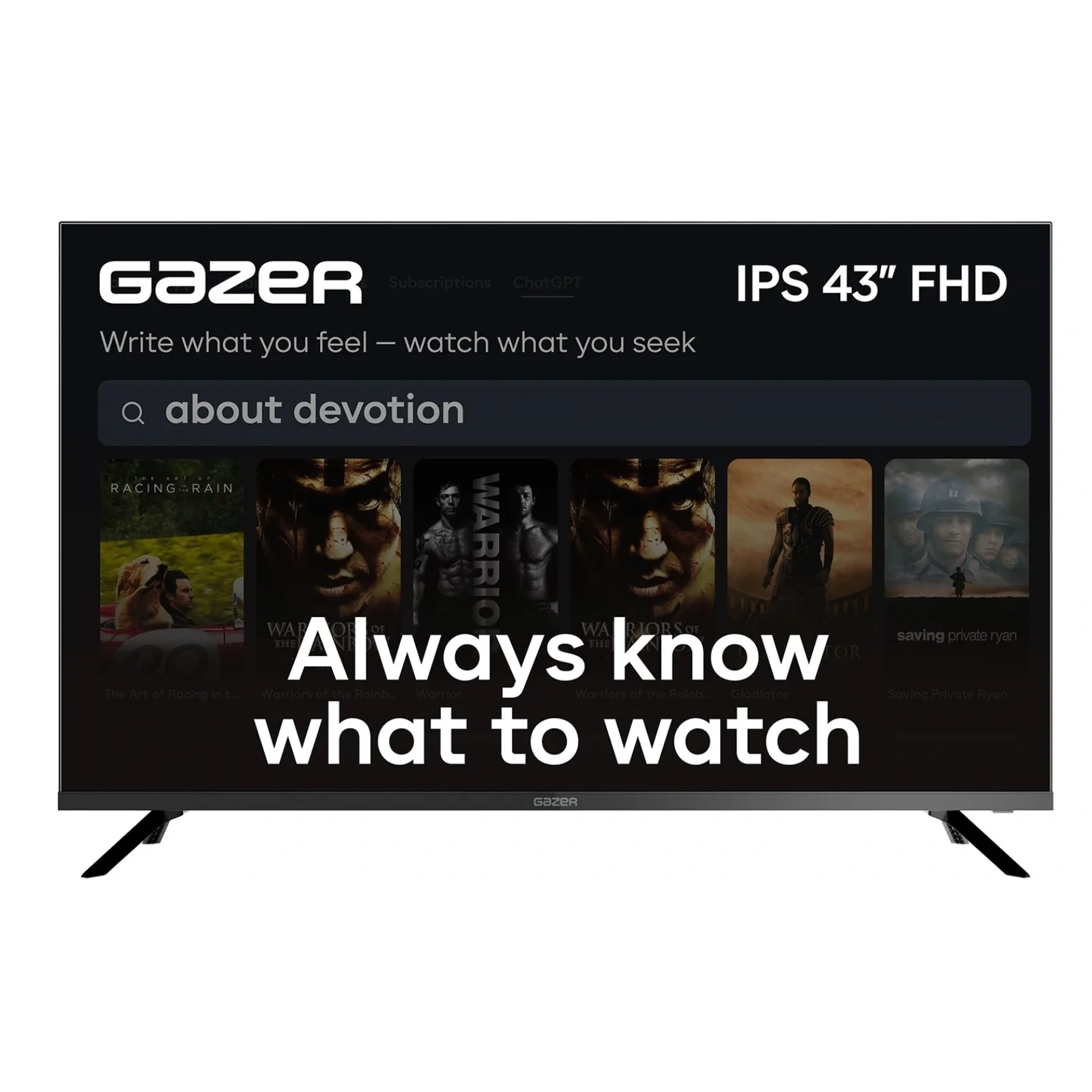 Телевізор Gazer TV43-FN1 UA
