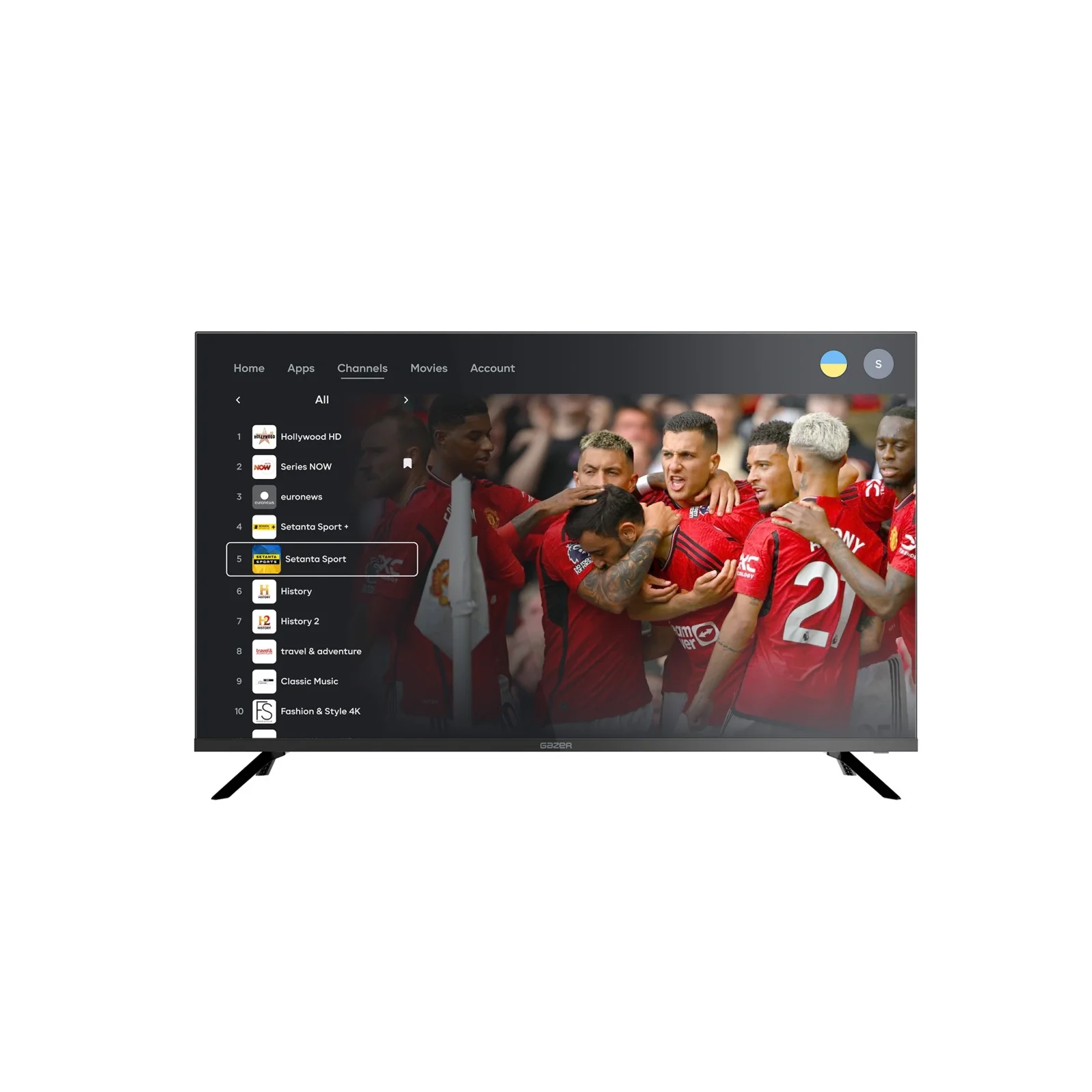 Телевізор Gazer TV43-FN1 UA
