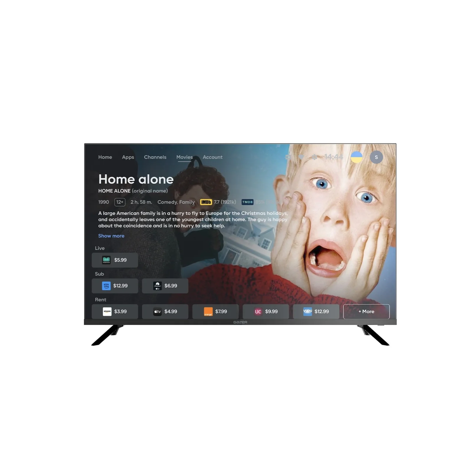 Телевізор Gazer TV43-FN1 UA