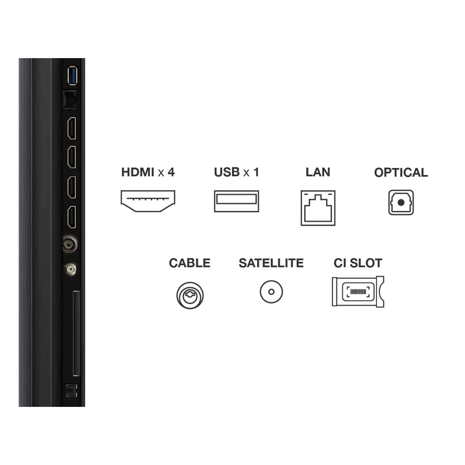 Телевiзор TCL 65C61K UA