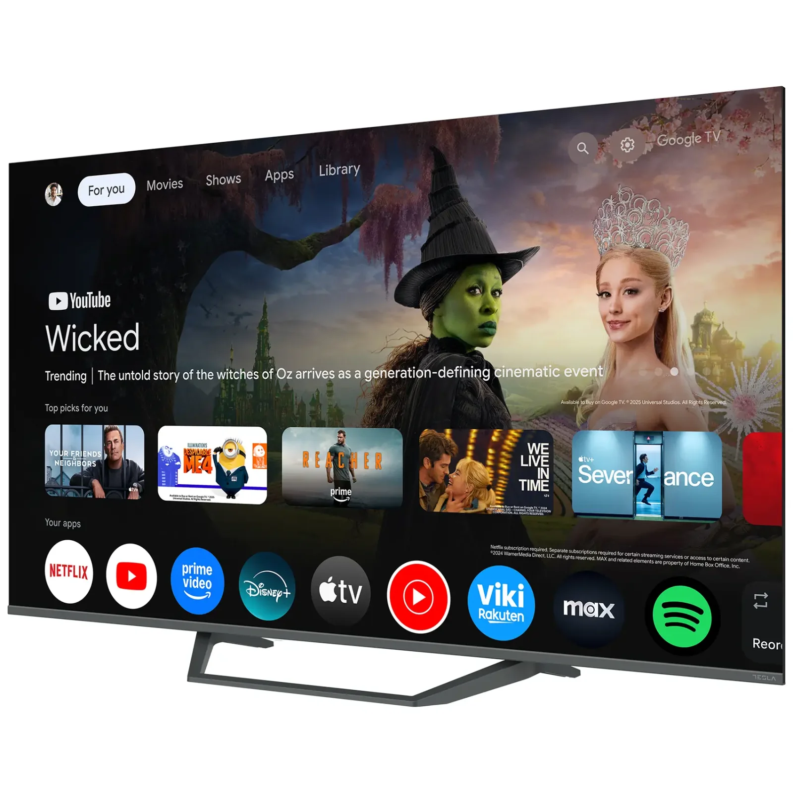 Телевизор Tesla Q55E655GUS UA