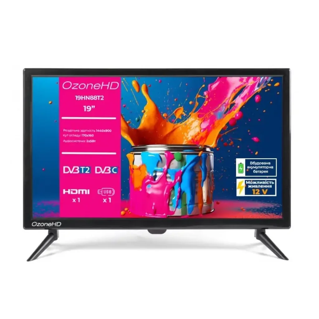 Телевiзор OzoneHD 19HN88T2 UA