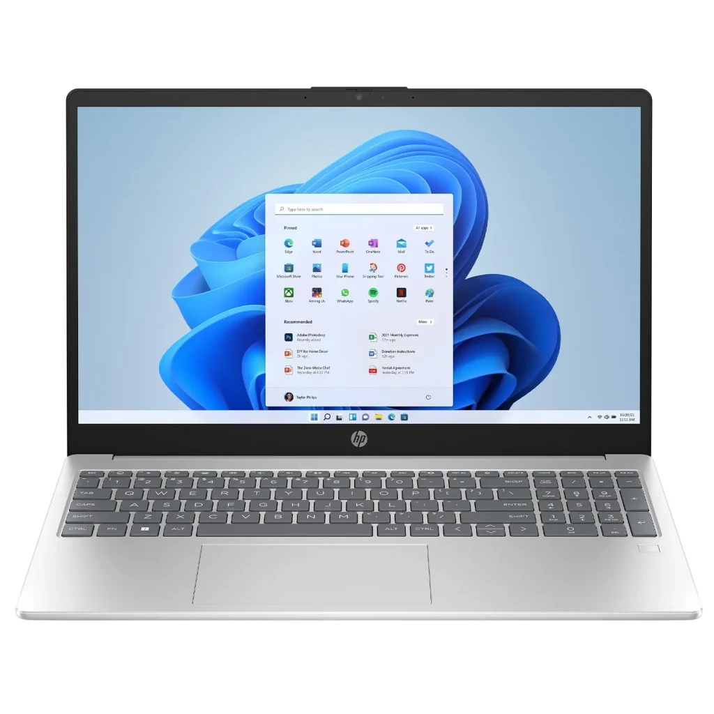 Ноутбук HP 15-fd0116ua (B0QR5EA) White UA
