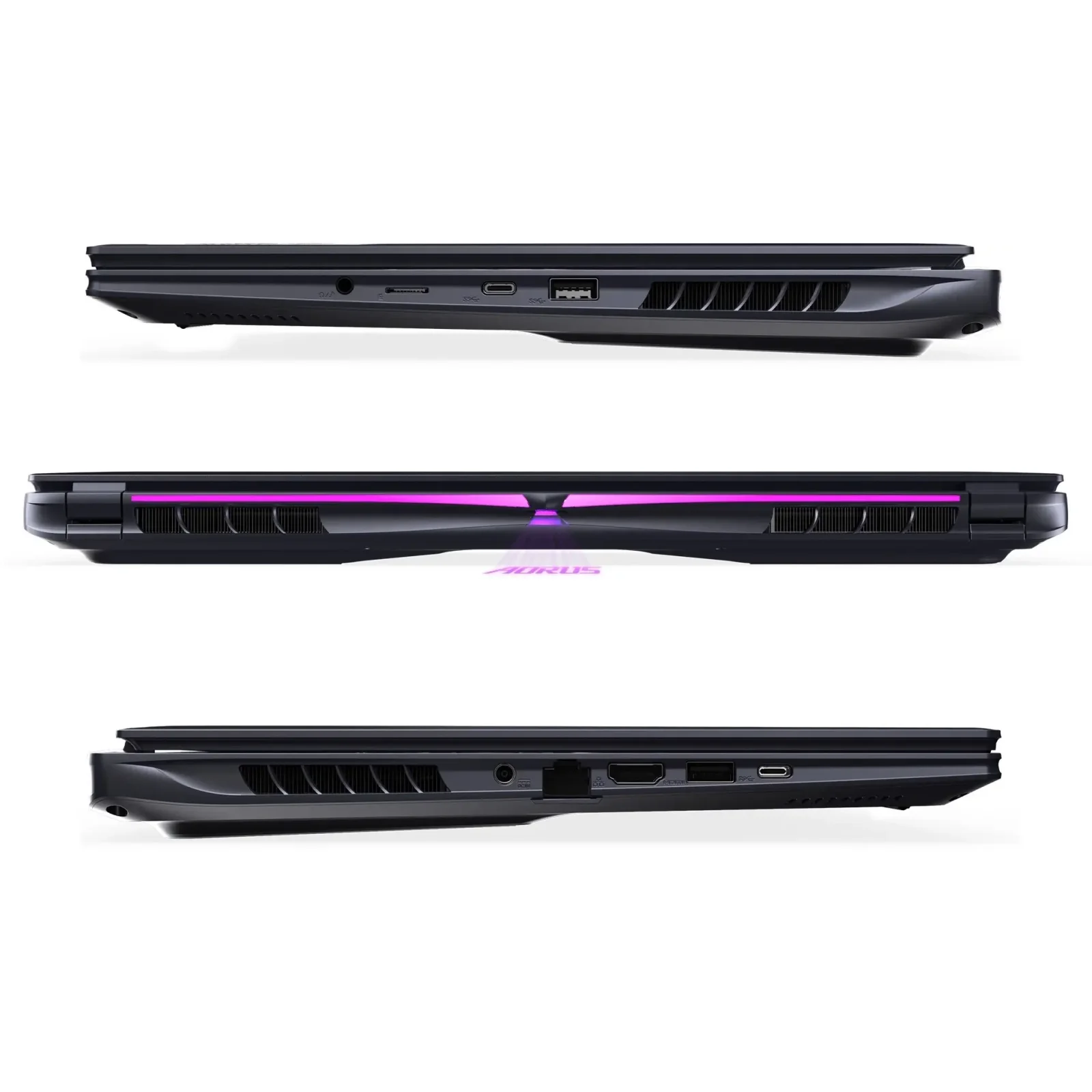 Ноутбук Gigabyte Aorus 16X ASG 2024 (AORUS 16X ASG-63UAC64SD) Midnight Gray UA