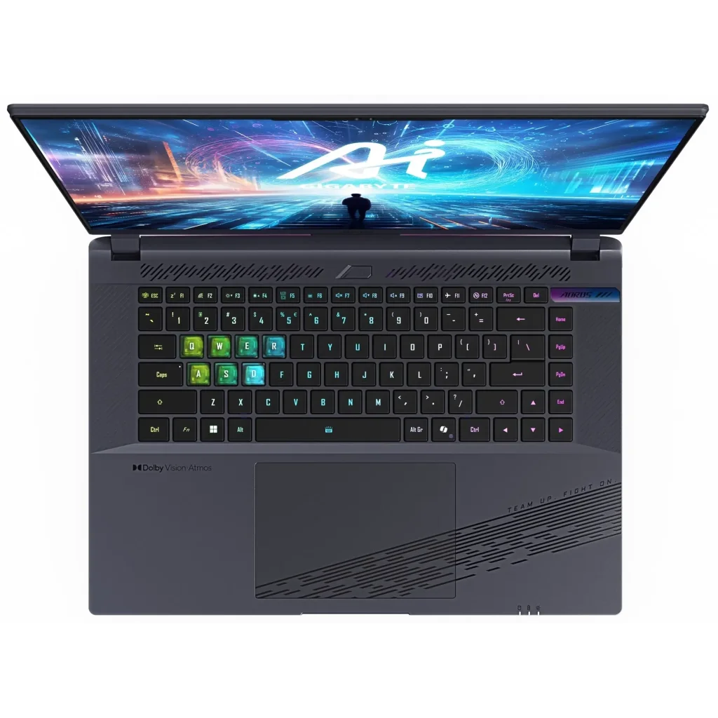 Ноутбук Gigabyte Aorus 16X ASG 2024 (AORUS 16X ASG-63UAC64SD) Midnight Gray UA
