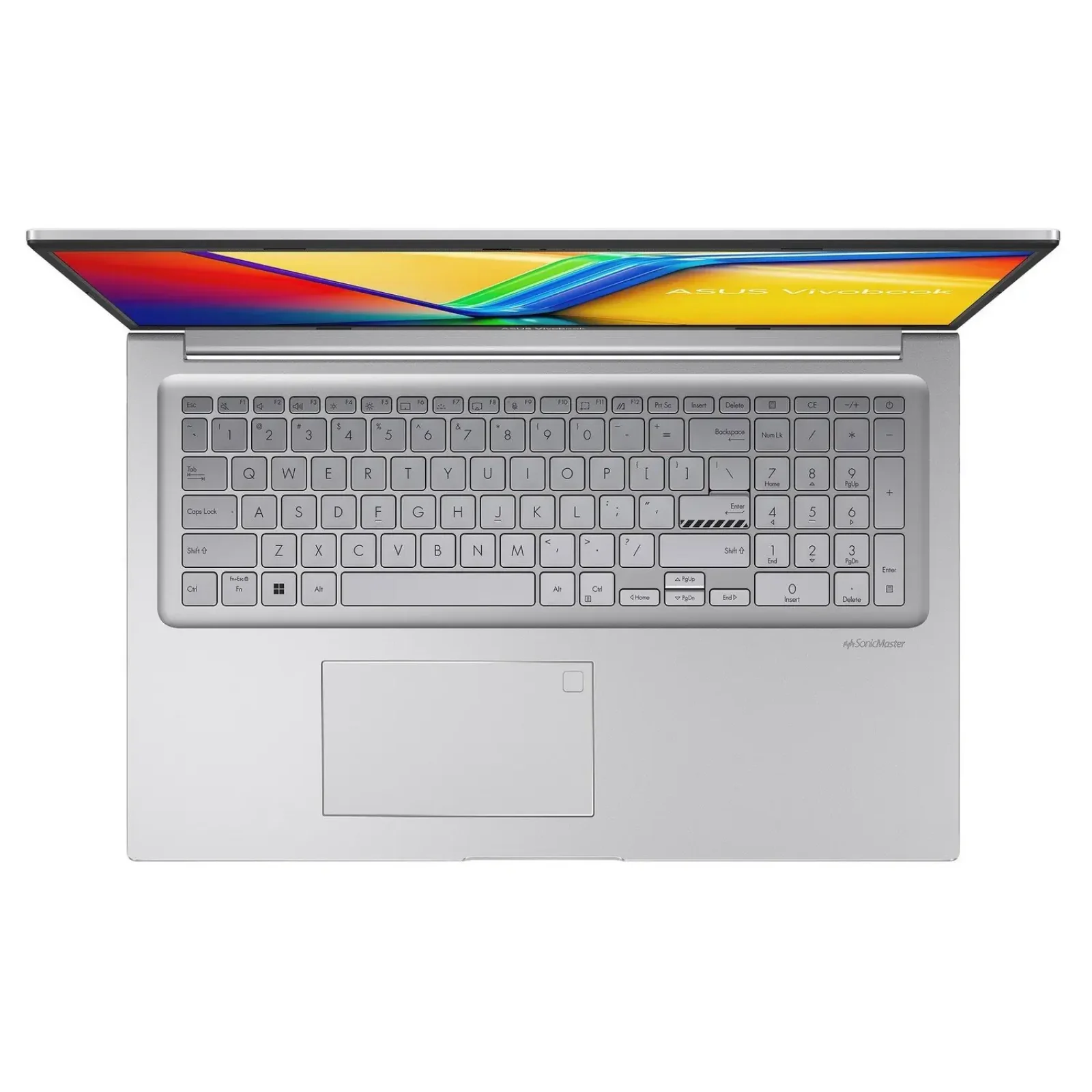 Ноутбук Asus Vivobook 17 X1704VA-AU665 (90NB10V1-M00SP0) Cool Silver UA