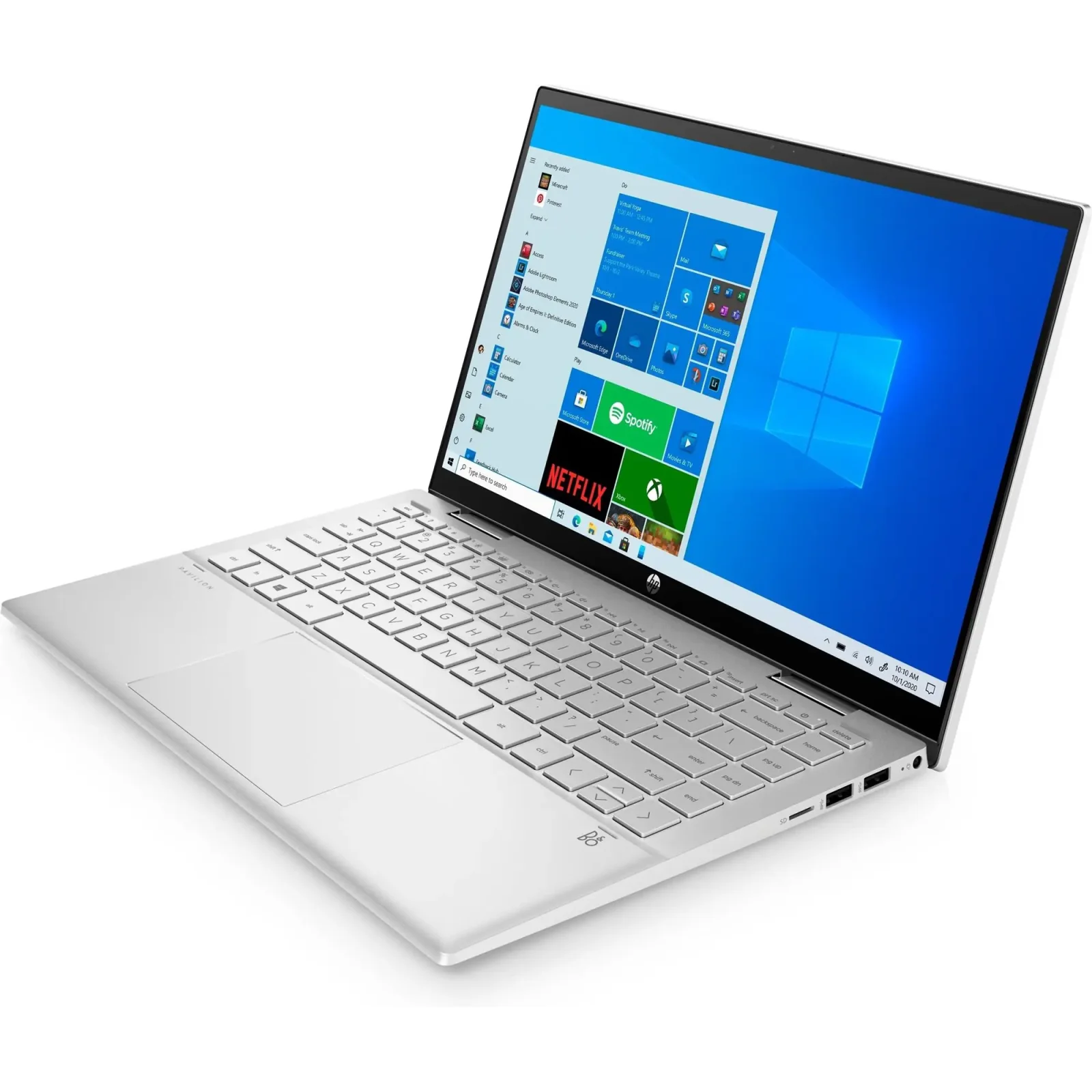 Ноутбук HP Pavilion x360 14-ek2010ua (A0NB3EA) Silver UA